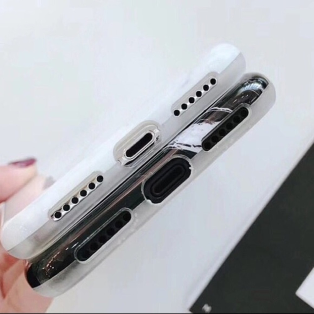 LAST 1! NEW iPhone 7+/8+ White Marble Soft Case - Picture 3 of 4